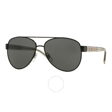 burberry b 3084|Burberry Grey Pilot Sunglasses BE3084.